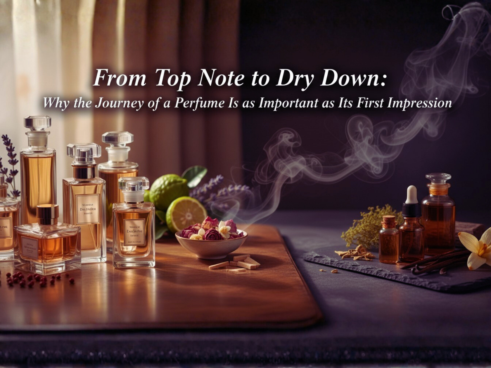 From Top Note to Dry Down: Why the Journey of a Perfume Is as Important as Its First Impression