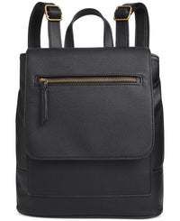 Thumbnail for Style & Co Hudsonn Flap Backpack, Black