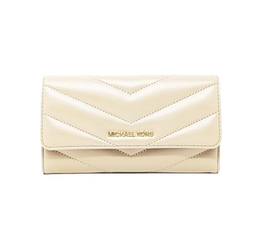 Michael Kors Jet Set Travel Wallet, CREME PALE