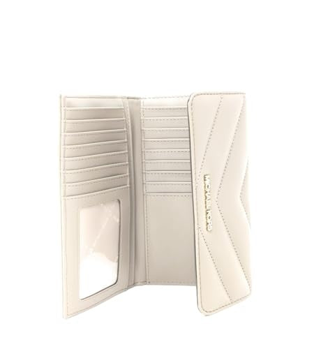 Michael Kors Jet Set Travel Wallet, CREME PALE