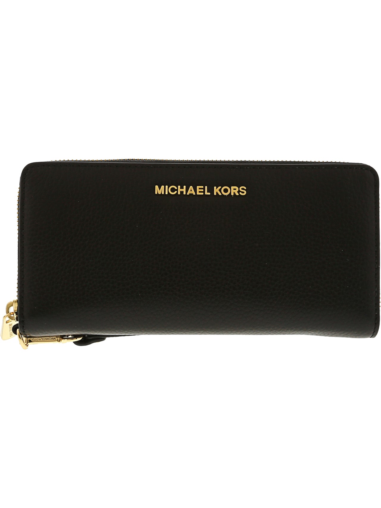 Michael Kors Jet Set Travel Continental Clutch Wristlet Wallet Black