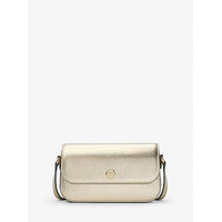 Thumbnail for Michael Kors Jet Set Travel Small Metallic Leather Crossbody Bag