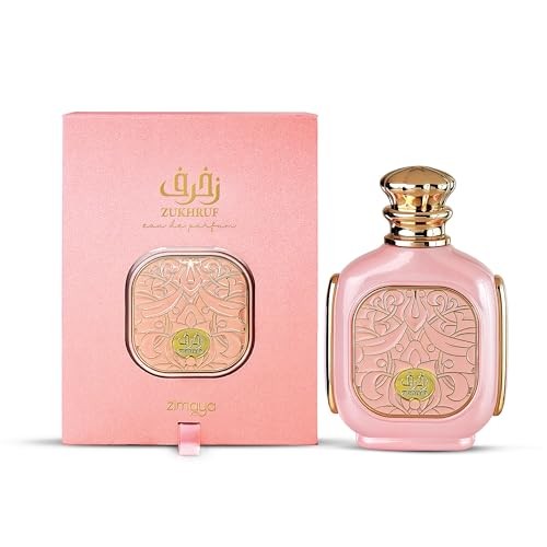 Afnan Zimaya Zukhruf Pink Eau de Parfum 3.4 oz (100ml) Spray – Floral & Elegant Unisex Fragrance