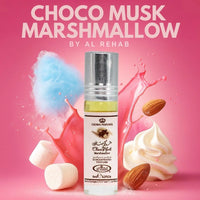 Thumbnail for Al Rehab Choco Musk Marshmallow 6ml Roll-On Perfume Oil | Fluffy Sweet Sugar & Vanilla Scent | Alcohol-Free Unisex Perfume Oil