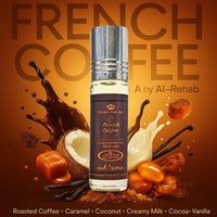 Thumbnail for Al Rehab French Coffee Perfume Oil 6ml by Al Rehab | Alcohol-Free Coffee, Vanilla & Sweet Gourmand Fragrance