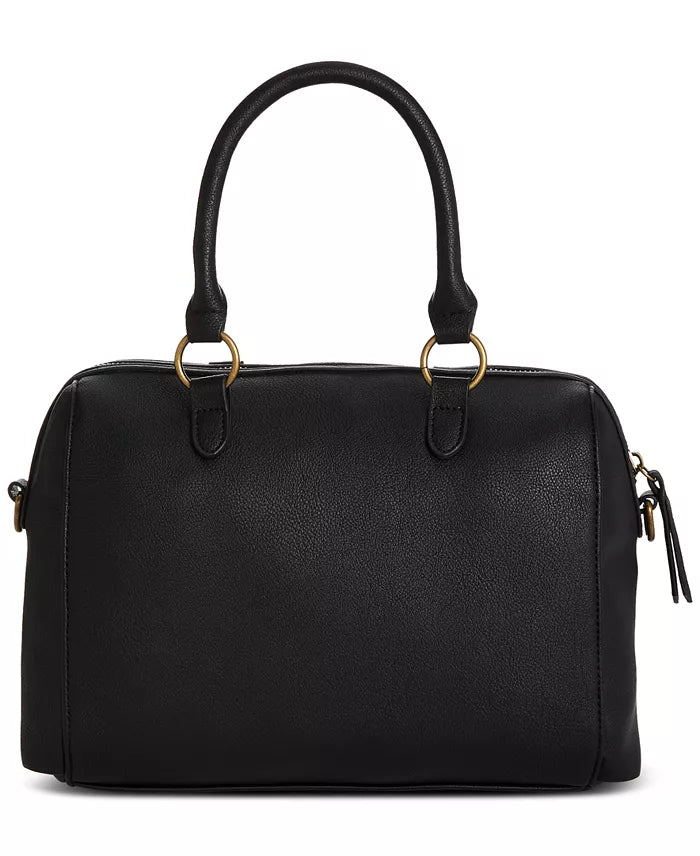 Style & Co Hudsonn Satchel, Black