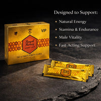 Thumbnail for Royal VIP Honey benefits natural energy stamina endurance male vitality fast acting honey packs - Shopeezy