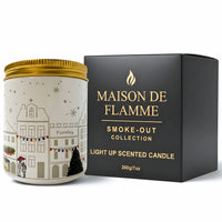 Thumbnail for Apple & Cinnamon scented candle with luxury holiday packaging – Maison de Flamme Smoke-Out Collection, available at Shopeezy.