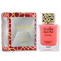 Thumbnail for Royal Musk Pomegranate Raspberry perfume bottle with red glass design, fruity luxury fragrance for women and men - Shopeezy