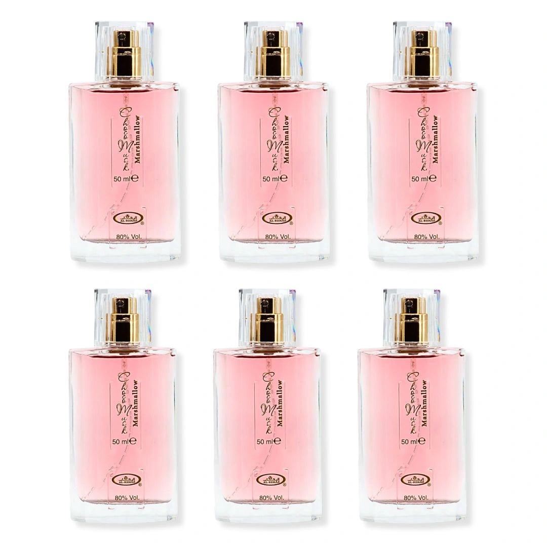 Al Rehab Choco Musk Marshmallow Eau de Parfum Spray 50ml (1.7 oz) (Pack of 6)