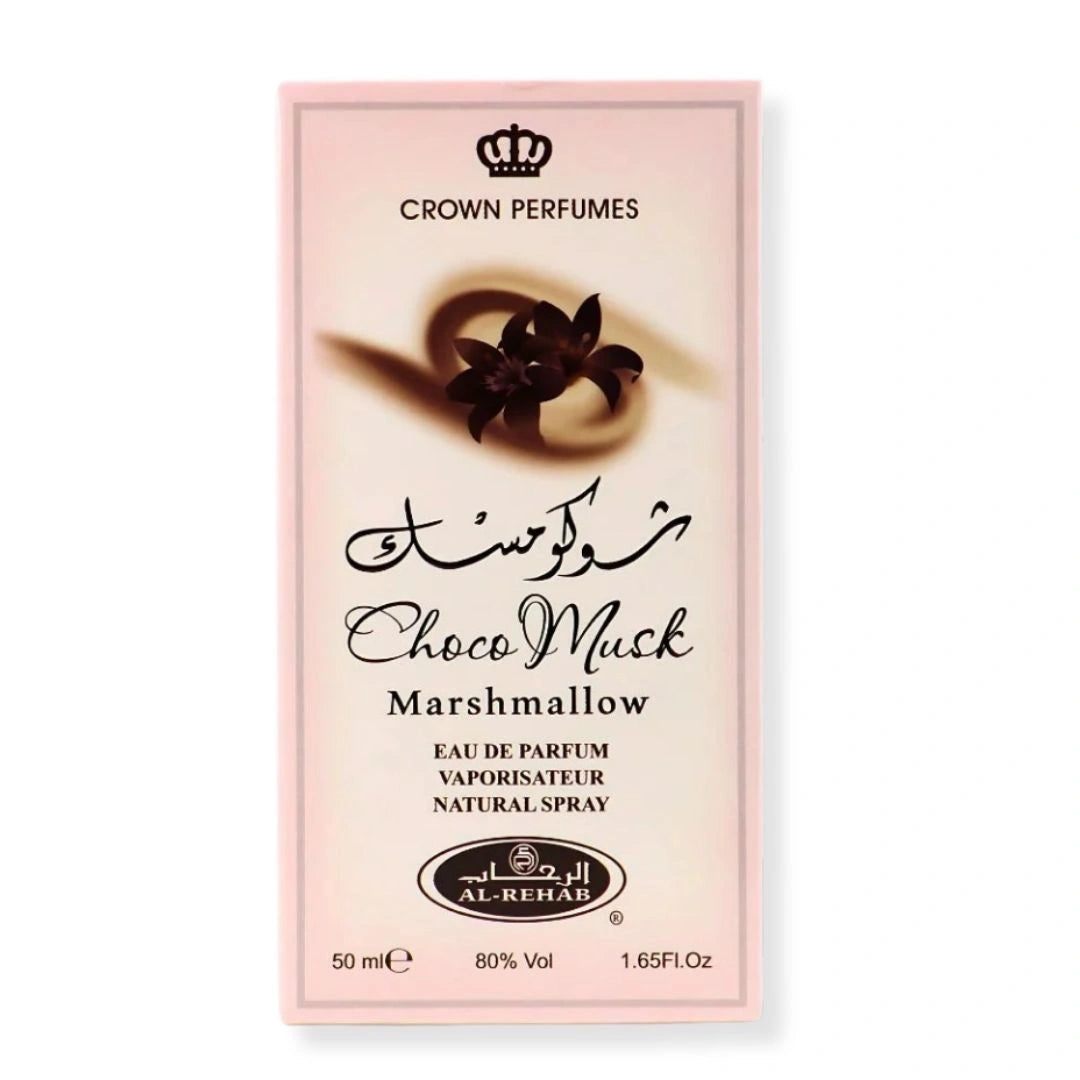 Al Rehab Choco Musk Marshmallow Eau de Parfum Spray 50ML (1.7 OZ) | Fluffy, Fun & Utterly Irresistible