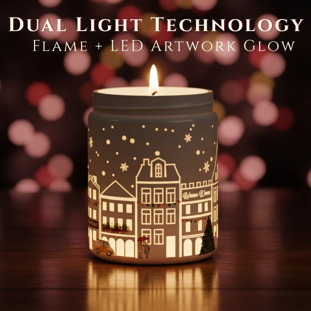 Vanilla & Strawberry scented candle with luxury holiday packaging – Maison de Flamme Smoke-Out Collection, available at Shopeezy.