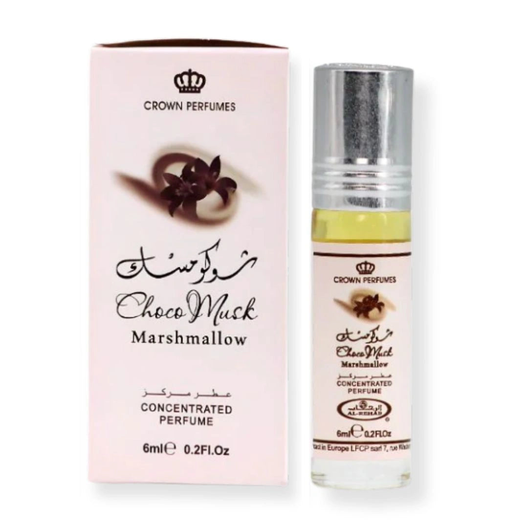 Al Rehab Choco Musk Marshmallow Eau de Parfum Spray 50ML & Perfume Oil 6ML | Marshmallow Dreams, Now in Spray & Oil (Bundle)