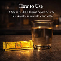 Thumbnail for How to use Royal VIP Honey sachet with warm water before activity vitality support - Shopeezy