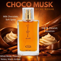 Thumbnail for Al Rehab Choco Musk chocolate gourmand perfume inspired by creamy cocoa and vanilla dessert notes - Shopeezy