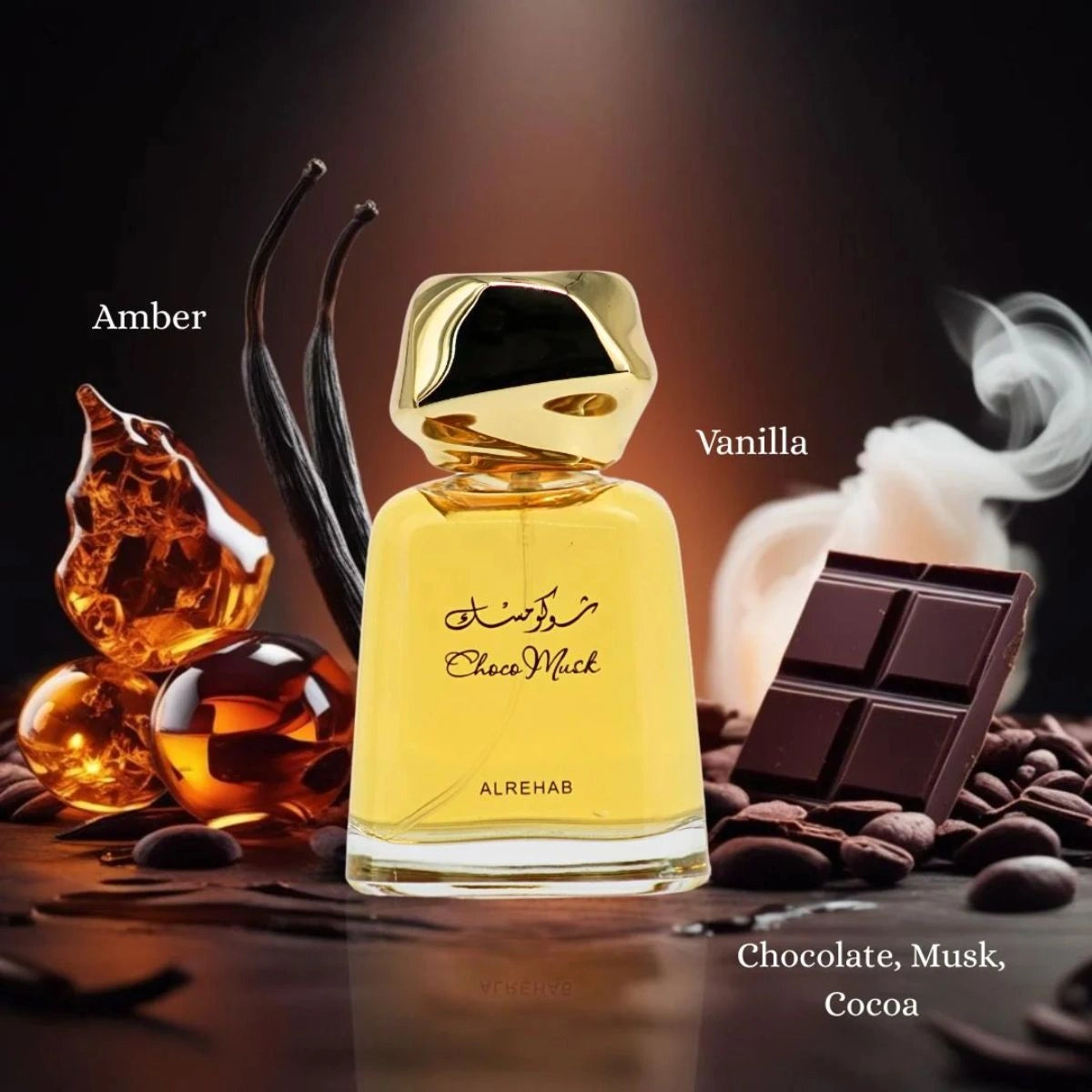 Al Rehab Choco Musk Eau de Parfum Spray 100ML (3.4 OZ) | Your All-Day Chocolate Indulgence