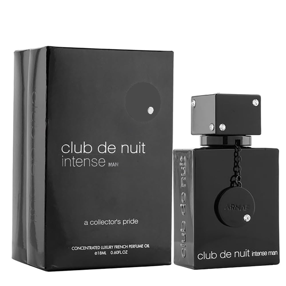 Armaf Club De Nuit Parfum Oil Intense EDP – 18ml – Luxurious, Long-Lasting & Highly Concentrated Fragrance