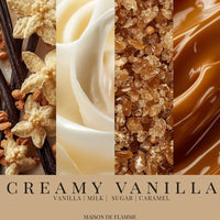 Thumbnail for Creamy Vanilla Candle - Vanilla, Milk, Sugar, Caramel Notes - Shopeezy