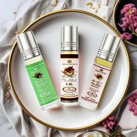Thumbnail for Al Rehab Choco Musk Original, Choco Musk Marshmallow & Choco Musk Pistachio 6ML Roll-On Perfume Oils | Your Ultimate Trio of Decadent Dessert Perfumes