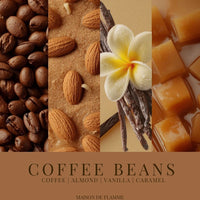 Thumbnail for Coffee Beans Black Candle Notes - Coffee, Almonds, Vanilla, Caramel