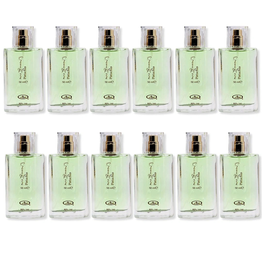 Al Rehab Choco Musk Pistachio Eau de Parfum Spray 50ml (1.7 oz) (Pack of 12)