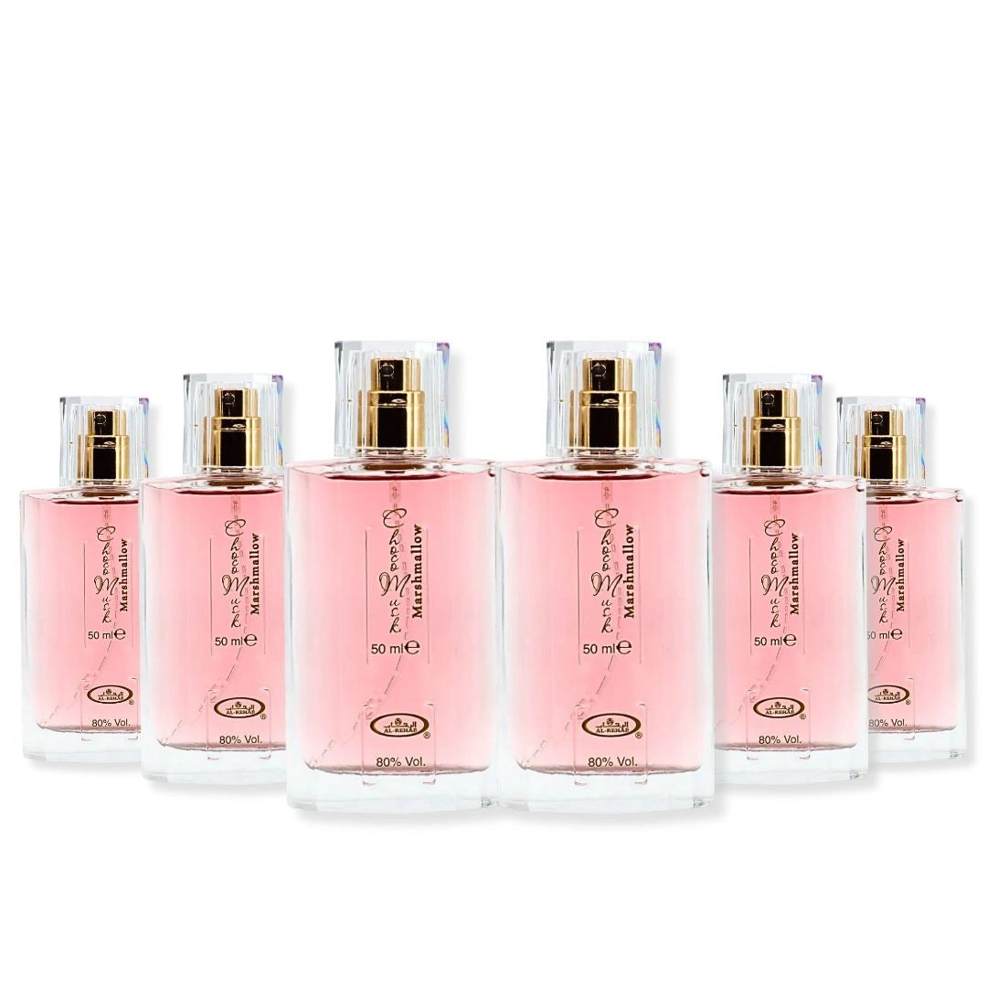 Al Rehab Choco Musk Marshmallow Eau de Parfum Spray 50ml (1.7 oz) (Pack of 6)