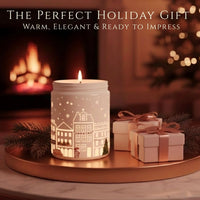 Thumbnail for Apple & Cinnamon candle displayed as the perfect holiday gift in a warm, cozy home setting, available at Shopeezy.