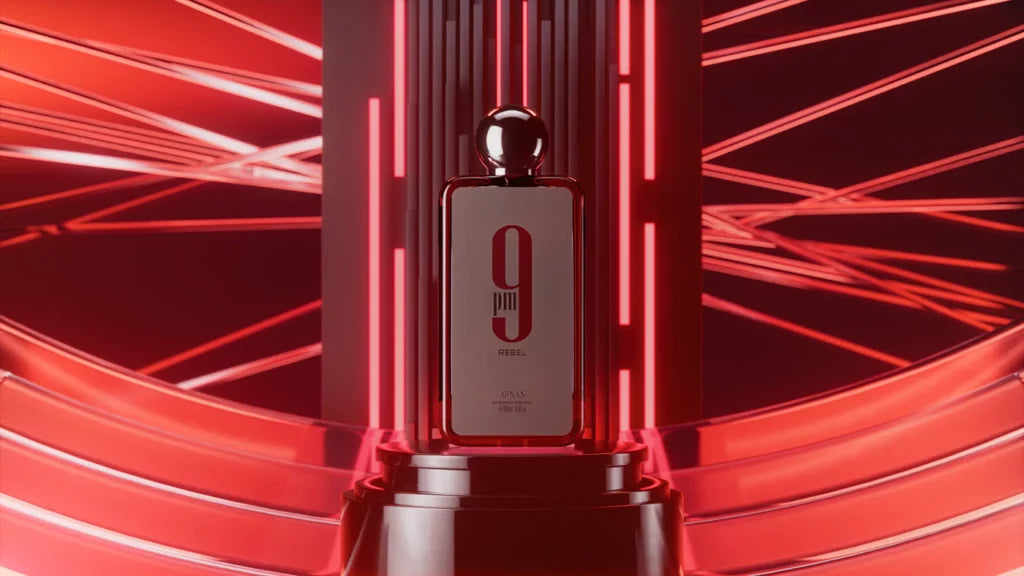 Afnan 9PM Rebel Eau de Parfum Spray 3.4 oz – Long Lasting Fragrance for Men