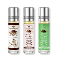 Thumbnail for Al Rehab Choco Musk Original, Choco Musk Marshmallow & Choco Musk Pistachio 6ml (0.2 oz) Roll-On Perfume Oils - Bundle