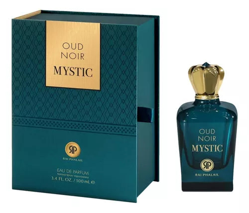 Rai Philal Oud Noir Mystic EDP – 3.4oz (100ml) – Bold, Mysterious & Luxurious Unisex Fragrance