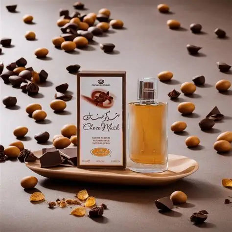 Al Rehab Choco Musk Eau de Parfum Spray 50ml | Sweet Chocolate & Vanilla Musk Scent | Long-Lasting Unisex Arabian Fragrance