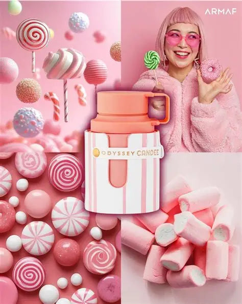 Armaf Odyssey Candee Special Edition Eau de Parfum for Women – Fruity & Gourmand Fragrance with Notes of Strawberry, Caramel & Musk – Long-Lasting Scent