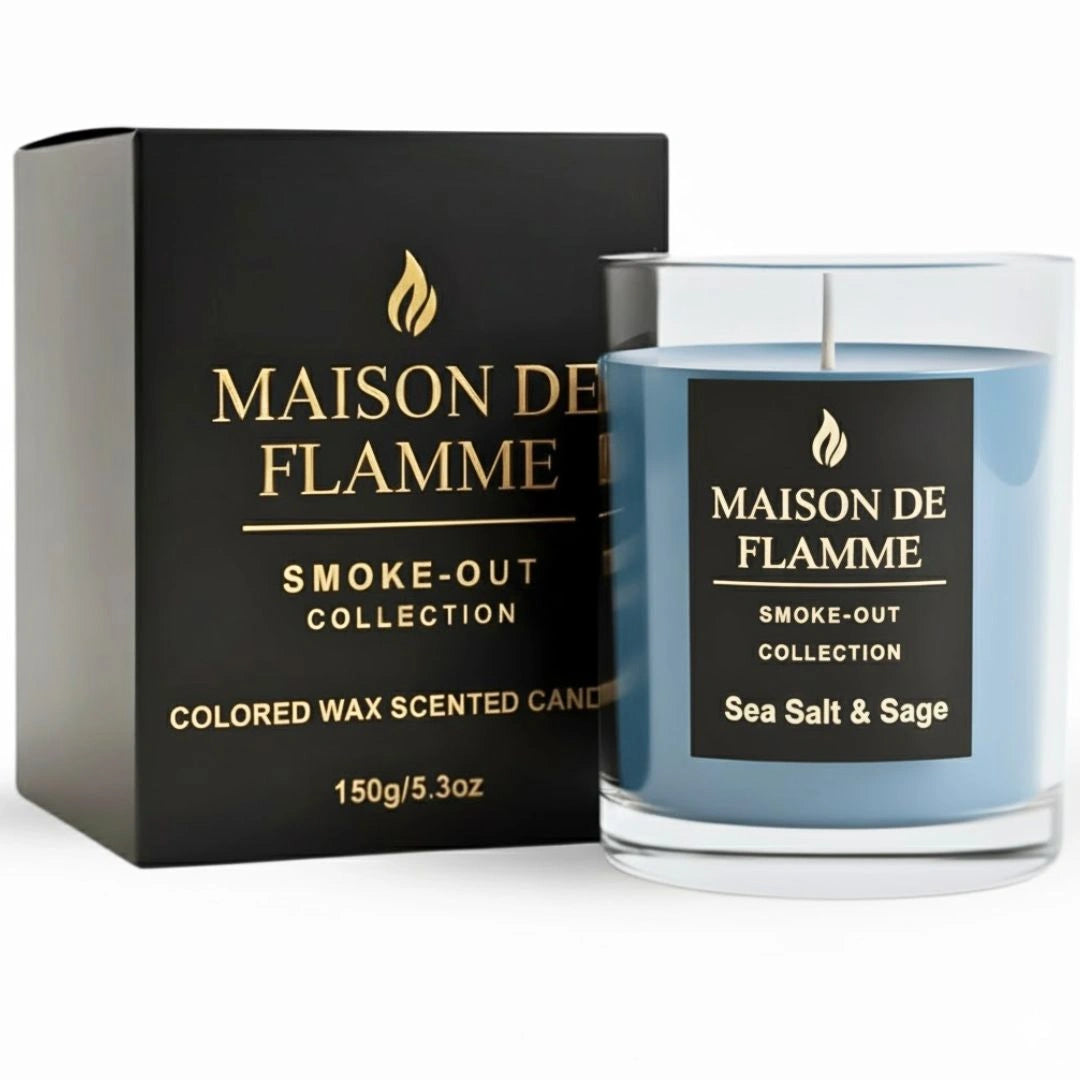 Maison De Flamme Sea Salt & Sage Scented Candle (150g / 5.3 oz)