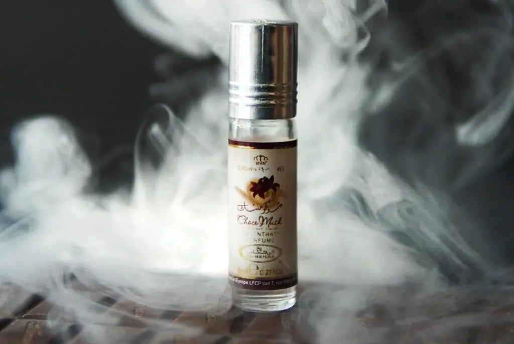 Al Rehab Choco Musk 6ml Roll-On Perfume Oil – Pack of 3 | Sweet Chocolate & Vanilla Musk Attar | Long-Lasting Alcohol-Free Unisex Fragrance