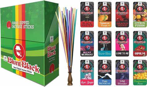 Blunt Black Incense Sticks – 72 Pouches