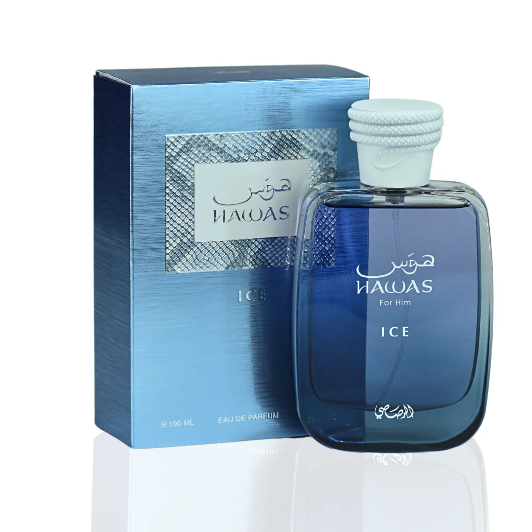 Rasasi Hawas Ice 3.4 EDP (100ML) – Refreshing & Invigorating Fragrance