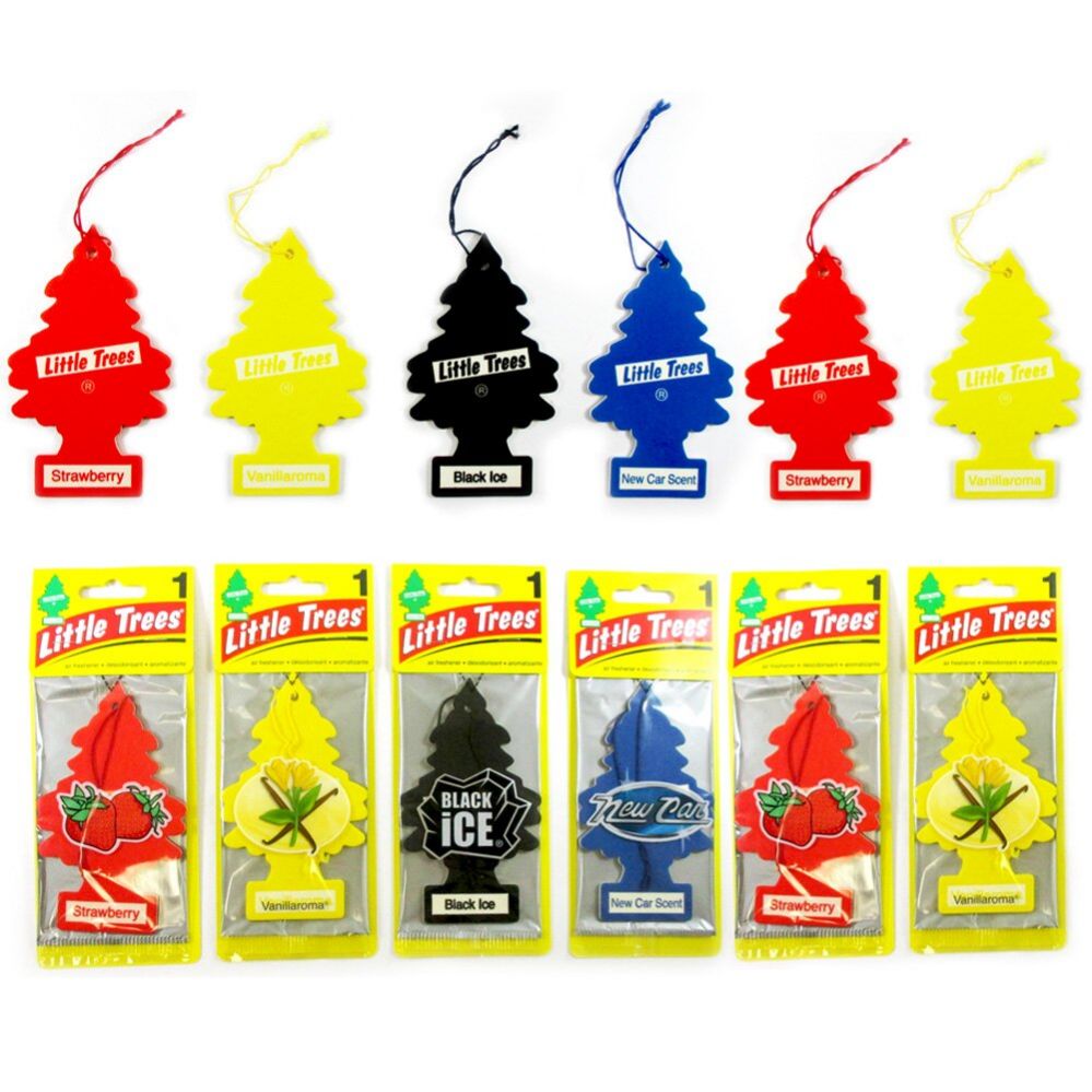 Little Trees Car Air Freshener – New Car Scent (Pack of 24)