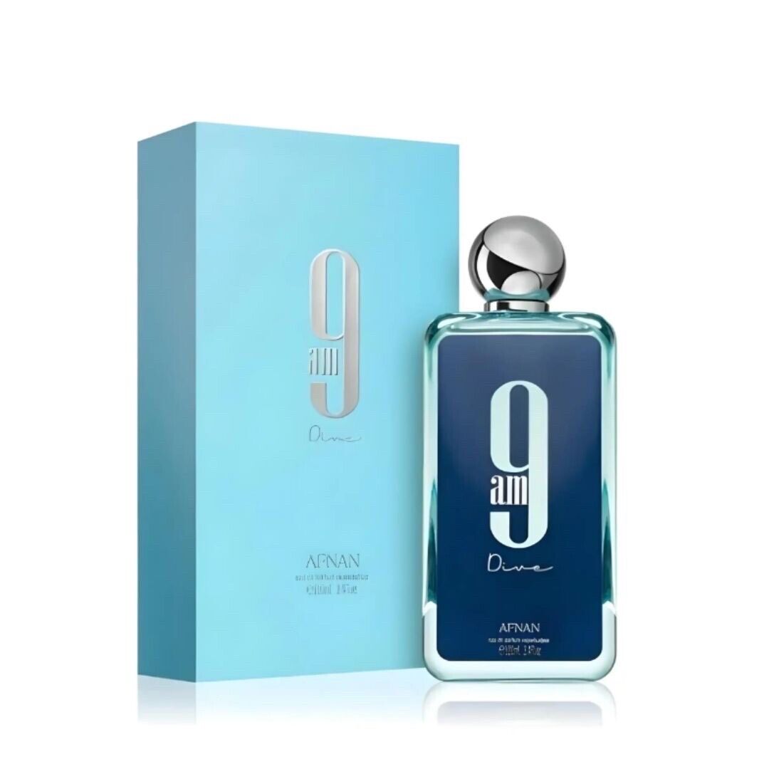 Afnan 9AM Dive 3.4 EDP (100ML) – A Refreshing Aquatic Experience