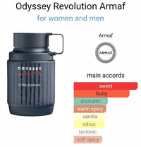 Thumbnail for Armaf Odyssey Revolution Ultra Edition Eau de Parfum 3.4 oz | Bold & Intense Scent for Men | Long-Lasting, Luxurious Fragrance